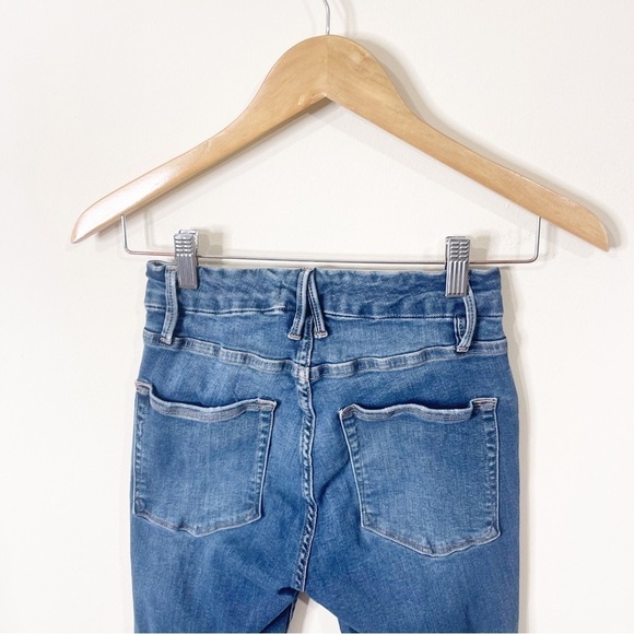 Good American Distressed Good Legs Skinny Jeans in Blue320 Size 2 or 26 - Picture 6 of 8